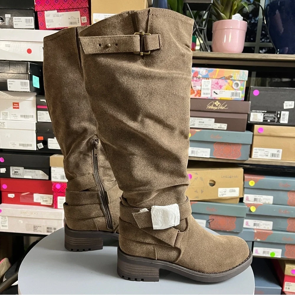 Carlos by Carlos Santana Brown Over the Knee Sabina Boots